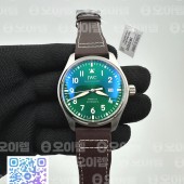 V7공장 IWC 파일럿 마크20 그린다이얼 가죽스트랩