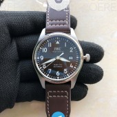 V7공장 IWC 파일럿 마크18 생택쥐페리에디션 가죽스트랩 V7공장 MARK XVIII ANTOINE DE SAINT EXUPÉRY IW327003 SS V7F 1:1 Best Edition on Brown Leather Strap Swiss ETA2892
