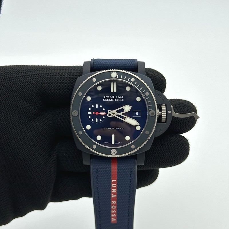VS공장 파네라이 PAM1466 서머시블 블루다이얼 블루나일론스트랩 PAM1466 Submersible VSF 1:1 Best Edition Blue Dial on Blue Nylon/Rubber Strap P900