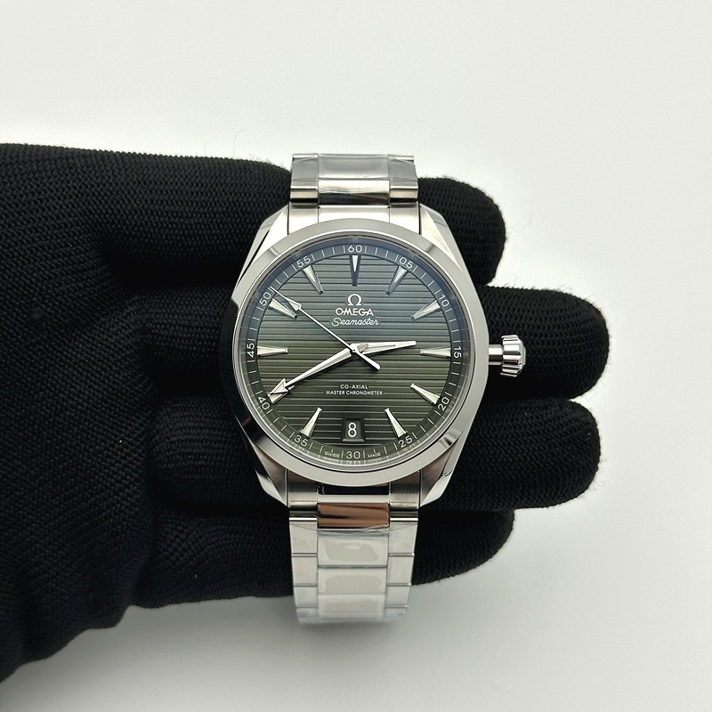 VS공장 오메가 씨마스터 아쿠아테라 150m 스틸 올리브그린다이얼 브레이슬릿 41mm