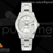 AR공장 롤렉스 레이디 데이저스트 31 실버다이얼 다이아몬드베젤 오이스터브레이슬릿 DateJust 31 SS ARF 1:1 Best Edition Silver Stick Dial Diamonds Bezel on Oyster Bracelet ETA2688