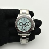 VS공장 롤렉스 데이토나 바게트인덱스 아이스다이얼 브레이슬릿 텅스텐 Daytona 126506 VSF 1:1 Best Edition 904L Steel Ice Blue Crystal Dial on SS Braclet VS4131 V2 (Weighted)