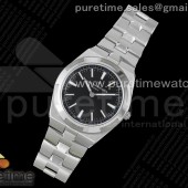 V8F공장 오버시즈 블랙다이얼 Overseas Ultra-Thin 2000V V8F Best Edition Black Dial on SS Bracelet A1120