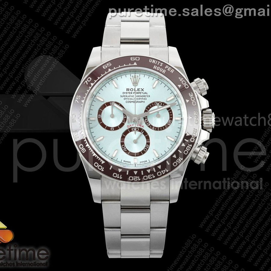 VS공장 롤렉스 데이토나 아이스다이얼 브레이슬릿 텅스텐 Daytona 126506 VSF 1:1 Best Edition 904L Steel Ice Blue Dial on SS Braclet VS4131 V2 (Weighted)