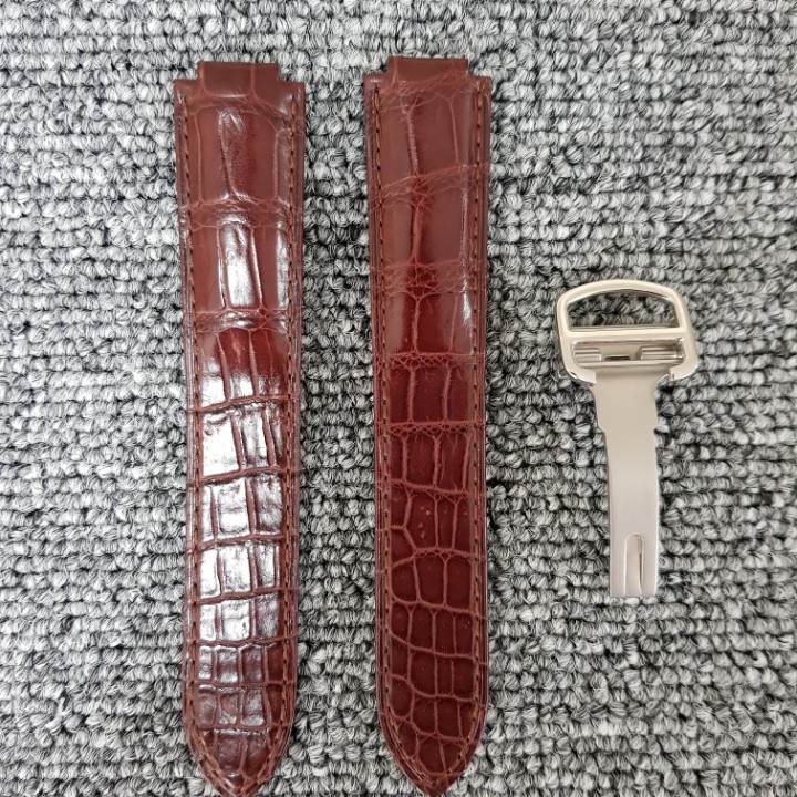 까르띠에 발롱블루 42미리 전용 크로커다일(통칭 엘리게이터)스트랩