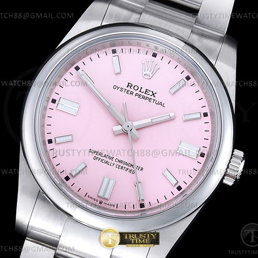 GM공장 롤렉스 오이스터퍼페츄얼 36 핑크다이얼 브레이슬릿 3230 Oyster Pert 36mm 904 126000 SS/SS Pink GMF V2 VR3230
