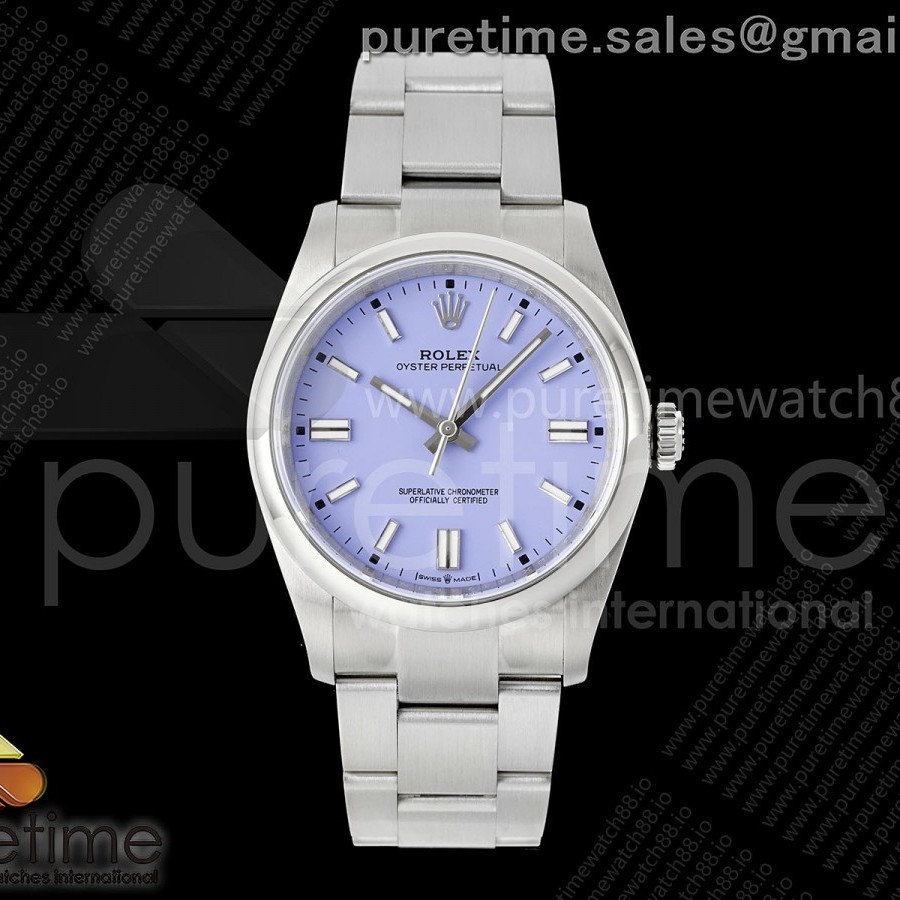 KR공장 롤렉스 오이스터퍼페츄얼 36 라벤더퍼플다이얼 브레이슬릿 Oyster Perpetual 126000 36mm KRF 1:1 Best Edition 904L Steel 2025 Lavender Purple Dial VR3230