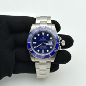VS공장 롤렉스 서브마리너 40 블루다이얼 브레이슬릿 스머프 3135 Submariner 116619LB 904L SS/SS Blue VSF VS3135