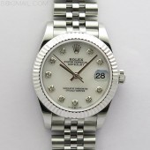 BP공장 롤렉스 데이저스트 31 자개다이얼 2813무브 21600진동 Datejust 31mm 278271 SS BP Best Edition White MOP Crystal Markers Dial on Jubilee Bracelet