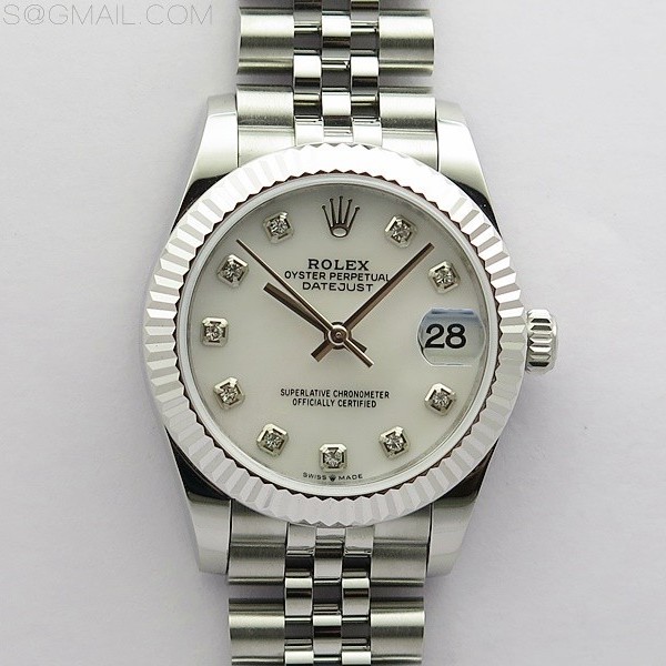 BP공장 롤렉스 데이저스트 31 자개다이얼 2813무브 21600진동 Datejust 31mm 278271 SS BP Best Edition White MOP Crystal Markers Dial on Jubilee Bracelet