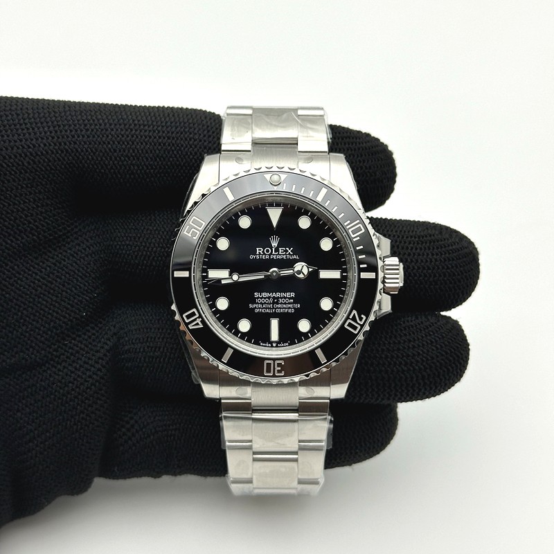 VS공장 롤렉스 서브마리너 41 신형 논데이트 스틸 브레이슬릿 Submariner 41mm 124060 No Date 904L Steel VSF 1:1 Best Edition Black Dial (SBF)