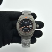 XT공장 태그호이어 아쿠아레이서 X 뱀포드 스틸 블랙다이얼 브레이슬릿 Aquaracer X Bamford SS/SS Black XTF SW200