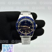 VS공장 오메가 씨마스터 헤리티지 블루다이얼 브레이슬릿 Seamaster 300 Heritage VSF 1:1 Best Edition Blue Dial on SS Bracelet A8912 Super Clone