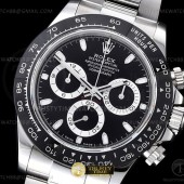 QF공장 롤렉스 세라믹 데이토나 블랙다이얼 브레이슬릿 Daytona 116500 CER SS/SS Black 904L QF V3 SH4130