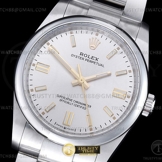 GM공장 롤렉스 오이스터퍼페츄얼 36 실버다이얼 브레이슬릿 3230 Oyster Pert 36mm 904 126000 SS/SS Silv GMF V2 VR3230