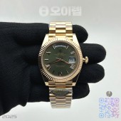 AR공장 롤렉스 데이데이트 40 로즈골드금통 그린다이얼 로만인덱스 프레지던트브레이슬릿 텅스텐 Day Date 40 RG 228235 ARF 1:1 Best Edition Green Roman Dial on President Bracelet VR3255 (Gain Weight)