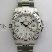 QF공장 롤렉스 익스플로러2 화이트다이얼 브레이슬릿 Explorer II 42mm 226570 904L SS QF 1:1 Best Edition White Dial on Bracelet SH3285 CHS