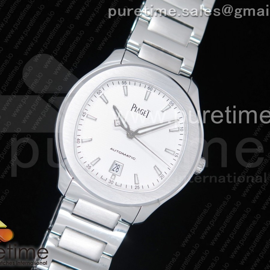 MK공장 피아제 폴로 42MM 스틸 화이트다이얼 브레이슬릿 Piaget Polo S 42mm SS White Textured Dial on SS Bracelet A1110P