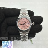 APS공장 롤렉스 레이디 데이저스트 28 스틸 핑크별다이아몬드다이얼 플루티드베젤 쥬빌레브레이슬릿 Datejust 28mm 279179 SS APSF Best Edition Pink Dial Stars Crystals Markers on SS Jubilee Bracelet NH05