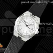 ZF공장 바쉐론콘스탄틴 오버시즈 4500V 스틸 화이트다이얼 러버스트랩 Overseas 4500V SS ZF 1:1 Best Edition Silver Dial on Black Rubber Strap A5100