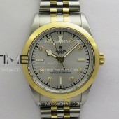 HT공장 튜더 블랙베이 41 옐로우골드콤비 다이아몬드인덱스 실버다이얼 브레이슬릿 Black Bay 41mm SS/YG HTF 1:1 Best Edition Silver Dial Diamond Marker On SS/YG Jubilee Bracelet Asian 5601