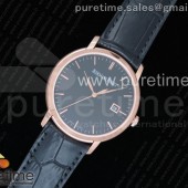 오데마피게 쥴스 오데마 데이트 39mm 로즈골드금장 블랙다이얼 가죽스트랩 Jules Audemars Date 39mm RG Black Dial on Black Leather Strap MIYOTA 9015