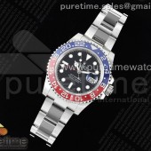 RR공장 롤렉스 GMT마스터2 스틸 블루앤레드베젤 오이스터브레이슬릿 GMT-Master II 116719 BLRO Red/Blue Ceramic 904L Steel RRF 1:1 Best Edition VR3186 CHS