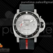 VS공장 파네라이 PAM1681 루나 로사 서머시블 그레이페브릭스트랩 PAM1681 Luna Rossa Submersible VSF 1:1 Best Edition on Gray Fabric Strap P900
