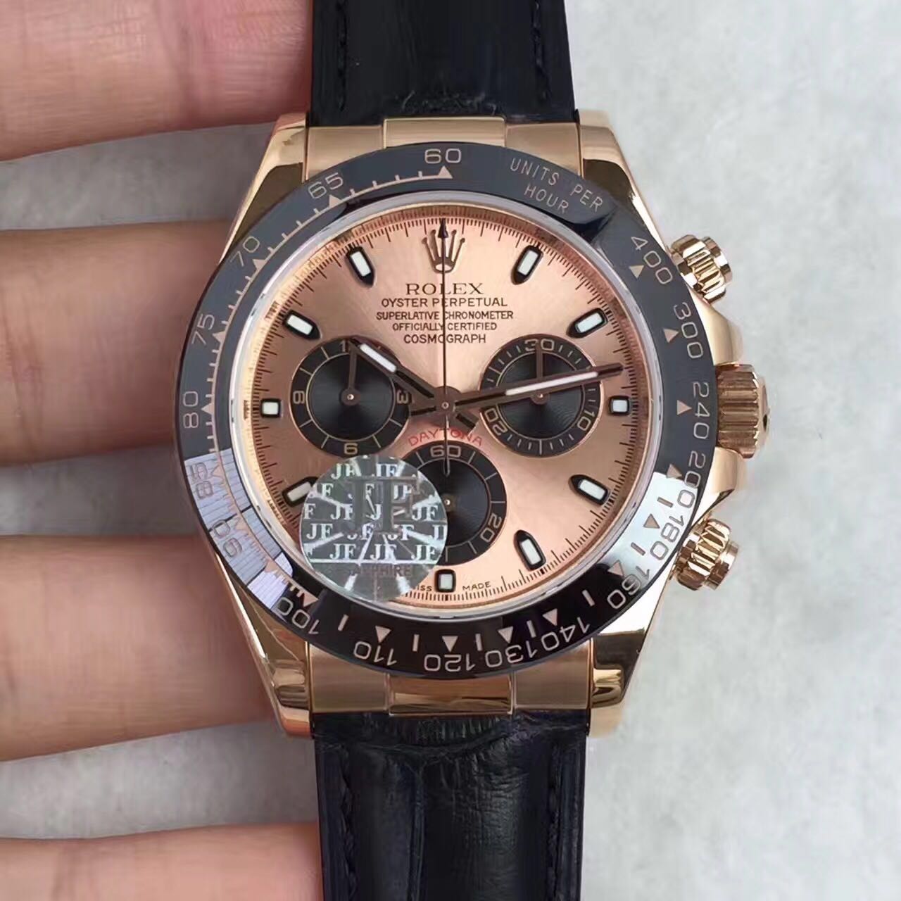 JF공장 롤렉스 세라믹 데이토나 116515 금통 핑크다이얼 Rolex Ceramic Daytona RG/Pink Dial