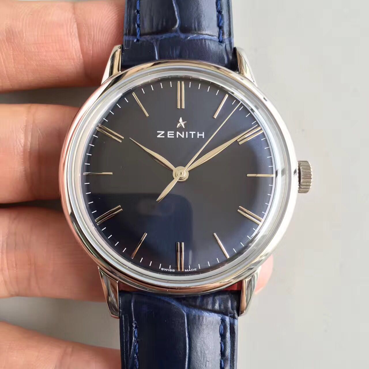 ND공장 제니스 엘리트 스틸 청판 Zenith Elite SS/Blue Dial