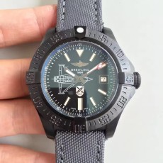 BL공장 브라이틀링 어벤져2 씨울프 블랙 PVD Breitling Avenger2 SeaWolf Black PVD 그레이스트랩