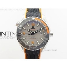 OM공장 오메가 플래닛오션 2016 그레이다이얼 오렌지인서트 Omega Planet-Ocean 2016 Gray Dial Orange Insert 블랙 나일론스트랩