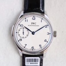 YL공장 IWC 포르투기저 수동 IW5242 IWC Portuguese Self-Winding Movement A.95290데코 스틸 블루인덱스 가죽줄