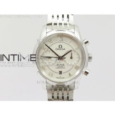 OM공장 오메가 드빌 크로노그래프 스틸 화이트다이얼 브레이슬릿 DE VILLE CHRONOGRAPH SS  SILVER DIAL ON SS BRACELET A9300