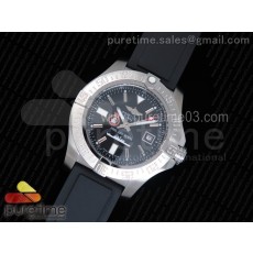 브라이틀링 어벤져 씨울프 HMS 아크로얄 한정판 러버스트랩 Avenger Seawolf HMS Ark Royal Limited edition on Black Rubber Strap A2836