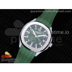 KM공장 파텍필립 아쿠아넛 5167 스틸 그린다이얼 러버스트랩 Aquanaut 5167 SS Green Textured Dial on Green Rubber Strap A324