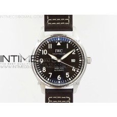 MK공장 IWC 파일럿 마크18  스틸 브라운다이얼 가죽스트랩 MARK XVIII ANTOINE DE SAINT EXUPÉRY IW327003 SS Brown Leather MIYOTA 9015