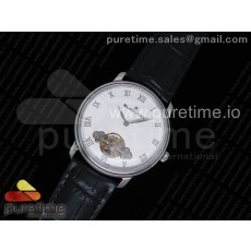 블랑팡 르 브라쉬스 까루셀 에로틱 타임피스 스틸 화이트다이얼 가죽스트랩 Le Brassus Carrousel Erotic Timepiece SS White Dial on Black Leather Strap A23J