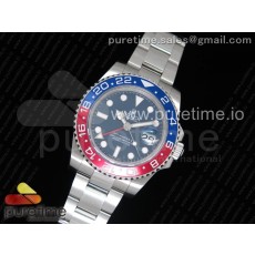 GM공장 롤렉스 GMT마스터2 BLRO 904L스틸에디션 블루다이얼 브레이슬릿 GMT Master II 116719 BLRO 904L Steel Edition Blue Dial on Bracelet A2836