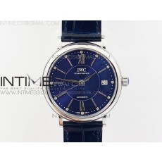 MK공장 IWC 포르토피노 IW458101 스틸 블루다이얼 가죽스트랩 IWC PORTOFINO IW458101 SS BLUE DIAL ON BLUE LEATHER STRAP MIYOTA 9015