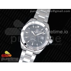 OX공장 태그호이어 아쿠아레이서 칼리버5 40.5MM  스틸 그레이다이얼 브레이슬릿 Aquaracer Calibre 5 SS 40.5mmSS Bezel Gray Dial on SS Bracelet SW200