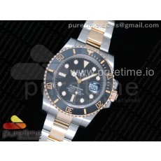 GM공장 롤렉스 서브마리너 포금 콤비 블랙다이얼 904 Submariner 116613 LN Wrapped Gold Black Dial Diamonds Markers on SS/YG Bracelet SA3135