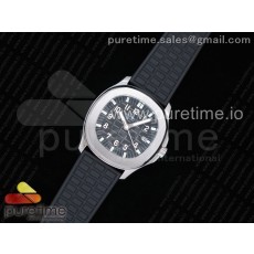 JJ공장 파텍필립 아쿠아넛 5067 스틸 블랙다이얼 블랙러버스트랩 Aquanaut 5067A SS Bezel  Black Textured Dial on Black Rubber Strap AE23