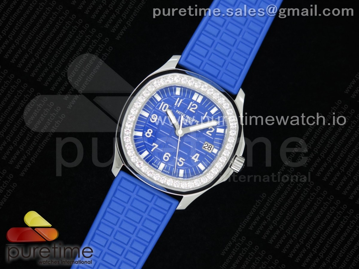 PP공장 파텍필립 아쿠아넛 블루텍스쳐다이얼 러버스트랩 Aquanaut 5067A SS Blue Textured Dial on Blue Rubber Strap AE23 PPF공장