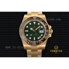 BP공장 롤렉스 GMT마스터2 흑금 그린다이얼 GMT-Master II 116718 Green Dial Full YG A3186