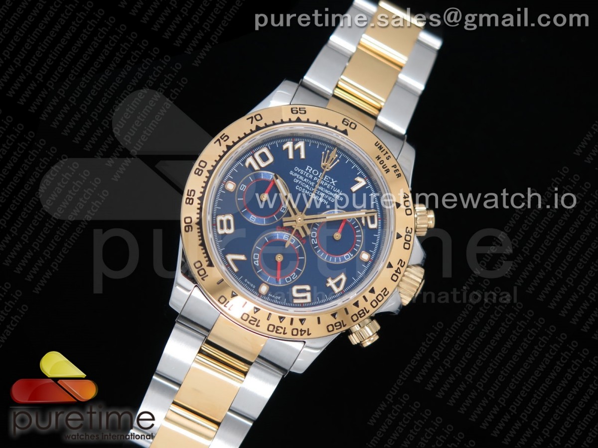 JH공장 롤렉스 데이토나 청콤 Daytona 116503 SS/YG Blue Dial on SS/YG Bracelet A4130