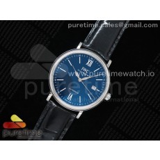 FK공장 IWC 포르토피노 스틸 블루다이얼 가죽스트랩 Portofino Automatic SS Blue Dial on Black Leather Strap A2892