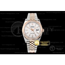 BP공장 롤렉스 데이저스트 36 로즈골드 콤비 화이트다이얼 브레이슬릿 DateJust 36mm Jub Flt RG/SS White/Stick BP A2813