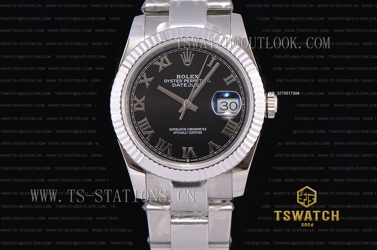 BP공장 데이저스트 36MM 블랙다이얼 브레이슬릿 Datejust 36mm BP High Grade Black Dial SS Bracelet A2813