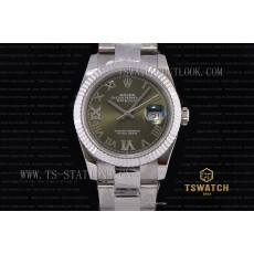 BP공장 데이저스트 36MM 그린다이얼 브레이슬릿 Datejust 36mm BP High Grade Green Dial Diamond SS Bracelet A2813